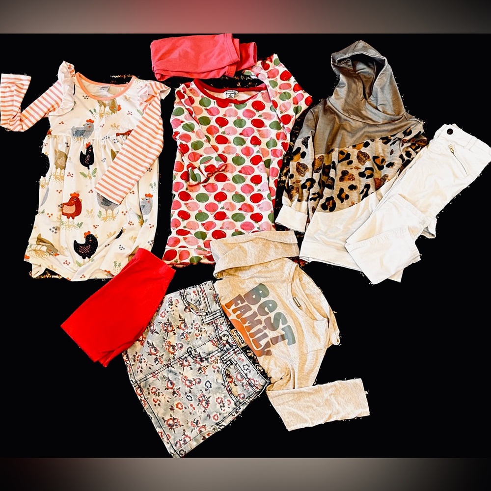 Lot of 8 pc Boutique & Chic 4t Outfits